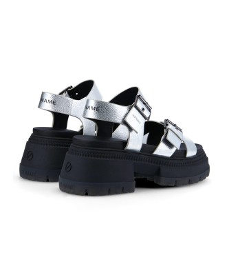NO NAME Sandals Strong silver
