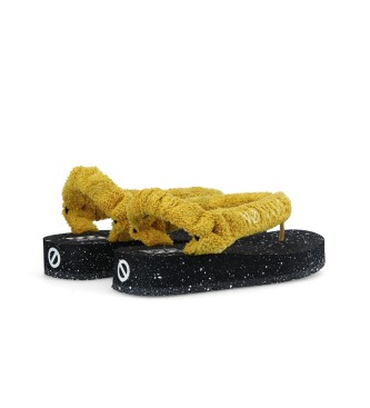 NO NAME Sandali gialli intrecciati