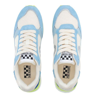 NO NAME Zapatillas de Piel Tova Runner azul