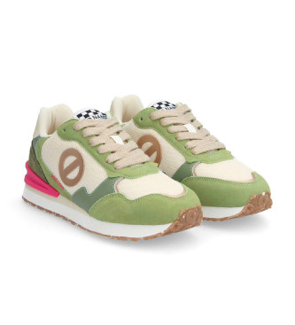 NO NAME Zapatillas de Piel Tova Runner verde