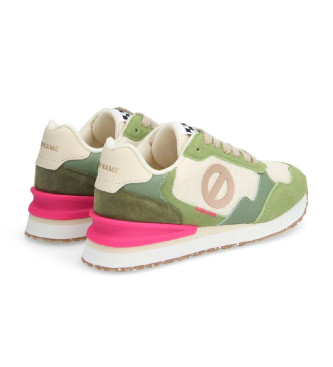 NO NAME Zapatillas de Piel Tova Runner verde