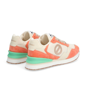 NO NAME Zapatillas de Piel Tova Runner naranja