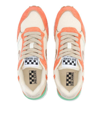 NO NAME Zapatillas de Piel Tova Runner naranja