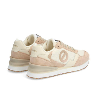 NO NAME Zapatillas de Piel Tova Runner beige