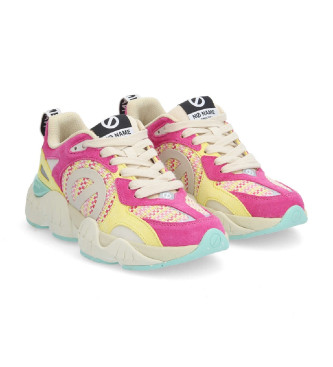 NO NAME Zapatillas de Piel Krazee Runner rosa