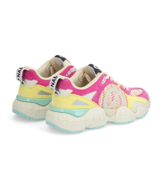 NO NAME Zapatillas de Piel Krazee Runner rosa