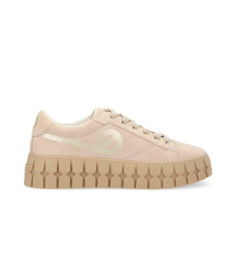 NO NAME Sneaker Play in pelle beige stile vintage