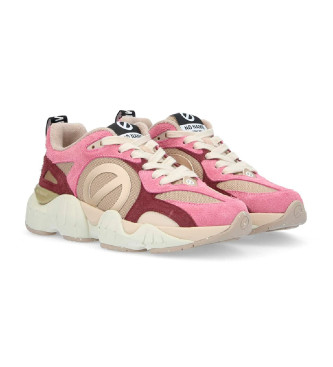 NO NAME Sapatilhas de couro cor-de-rosa Krazee runner