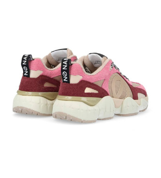 NO NAME Sapatilhas de couro cor-de-rosa Krazee runner