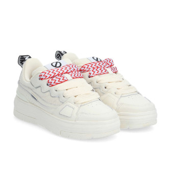 NO NAME Zapatillas de Piel Nollie blanco