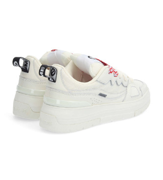 NO NAME Zapatillas de Piel Nollie blanco