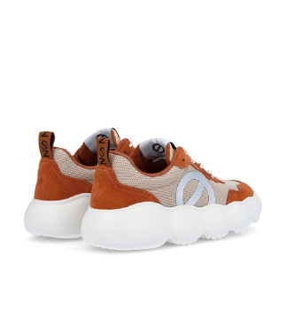 NO NAME Gong Runner Schnrschuhe mit ultraleichter Sohle orange