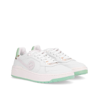 NO NAME Kelly sneakers i lder med ljusgrn snrning