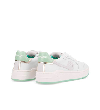 NO NAME Kelly sneakers i lder med ljusgrn snrning