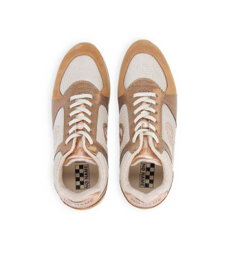NO NAME Parko Jogger trainers in material combination with brown two-tone sole