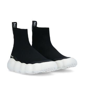 NO NAME Scarpe sportive stile calzino Gong sock con suola ultraleggera nera