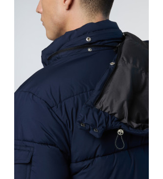 North Sails Navy quilted coat