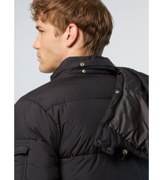 North Sails Black quilted coat