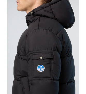 North Sails Black quilted coat