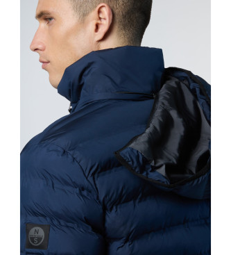 North Sails Navy feather coat