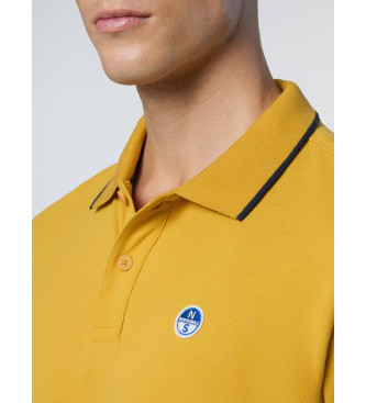 North Sails Polo Basis geel