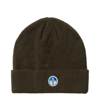 North Sails Gorro logotipo marrn