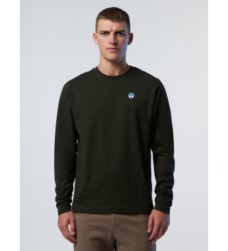 North Sails T-shirt Basic Bollo Sleeve verde