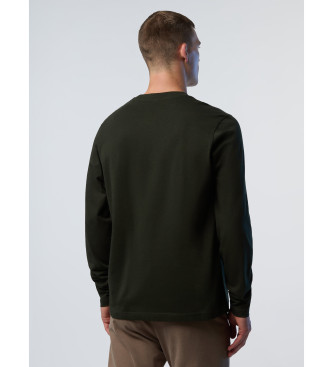 North Sails T-shirt Basic Bollo Sleeve vert