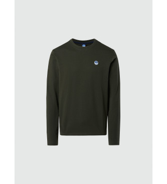 North Sails Camiseta Basic Bollo Sleeve verde