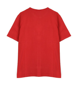 North Sails T-shirt with red flag print