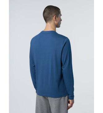 North Sails T-shirt avec grand imprim bleu