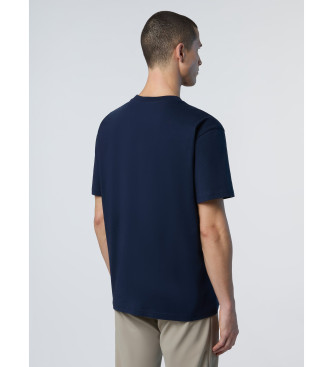 North Sails T-shirt con stampa vintage navy