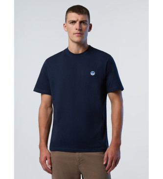 North Sails T-shirt met marine logo patch