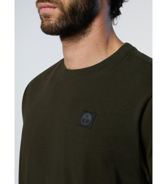 North Sails T-shirt verde em jersey elstico