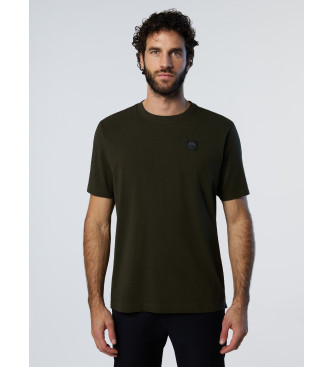 North Sails T-shirt verde em jersey elstico