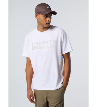 North Sails Grafisk kortrmet T-shirt hvid