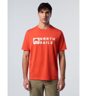 North Sails Grafisk kortrmet t-shirt orange