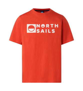 North Sails T-shirt a maniche corte con grafica arancione