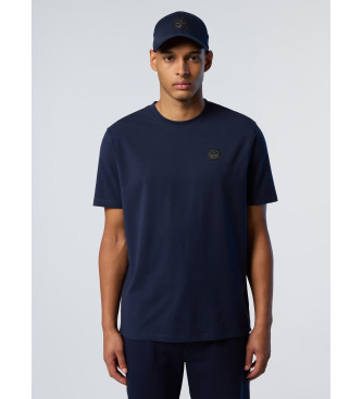 North Sails T-shirt a maniche corte blu navy