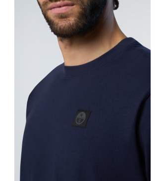 North Sails Navy stretch-strikket T-shirt