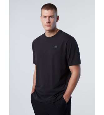 North Sails Schwarzes Stretch-Strick-T-Shirt