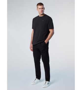 North Sails Black stretch knitted T-shirt