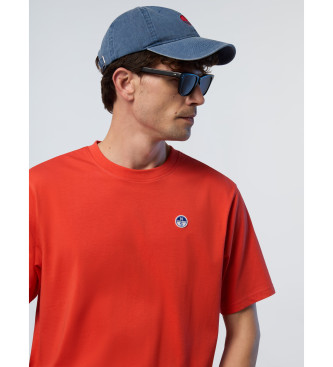 North Sails T-shirt Sleeve Basic Bollo pomarańczowy