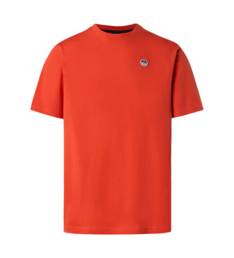 North Sails T-shirt Sleeve Basic Bollo pomarańczowy