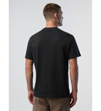 North Sails T-shirt Basic Bun con maniche nera