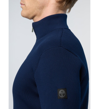 North Sails Pullover med fuld lynls 12Gg navy