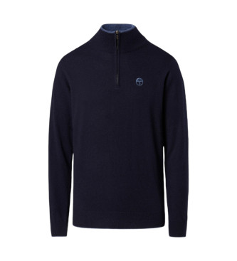 North Sails Sweter Half Zip 12Gg navy