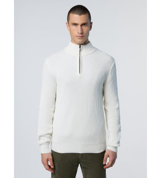 North Sails Jersey Half Zip 5Gg  blanco