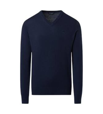 North Sails Micro-Stripe navy jumper