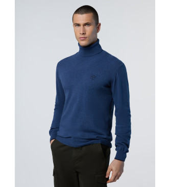 North Sails Maglione blu collo alto 12Gg